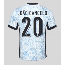 Portugal Joao Cancelo #20 Bortatröja EM 2024 Korta ärmar